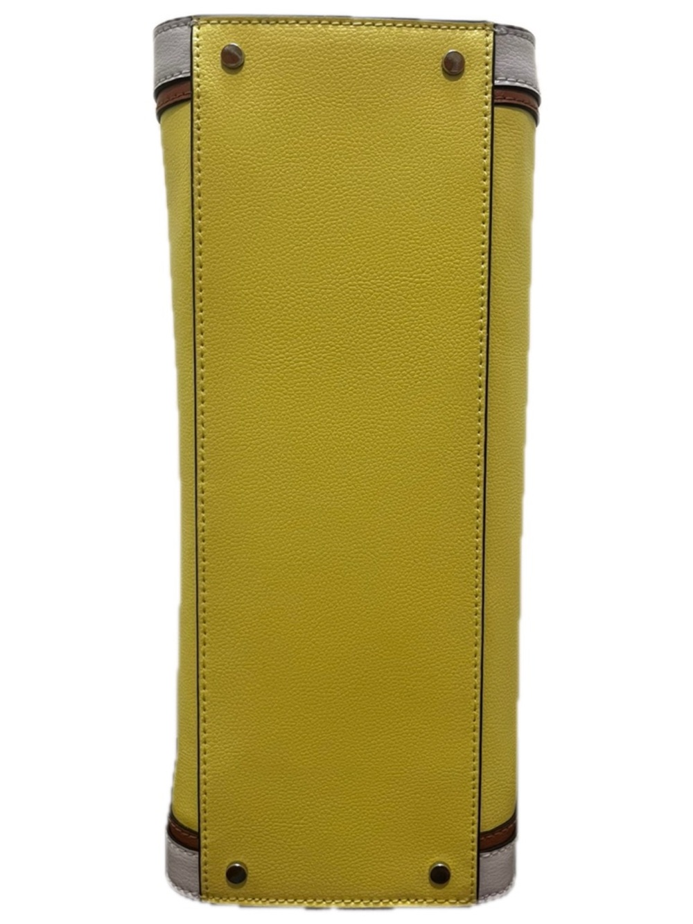 🪻SOLD🪻Kate Spade Patterson Drive Geraldine Colorblock Satchel Limelight Yellow - Picture 7 of 15